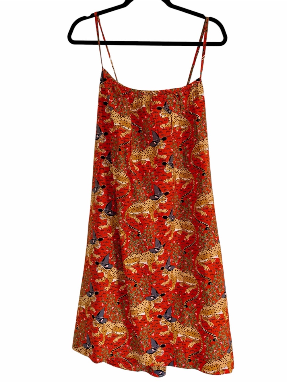 NWT Printfresh Witchy Bagheera Cami Nightgown in Pumpkin Spice XL